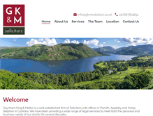 Tablet Screenshot of gkmsolicitors.co.uk